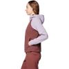 imageMountain Hardwear Womens Summit Grid Half Zip Hoody for Backpacking Hiking and Camping  Lightweight and InsulatedBourbon Brown  Atmospheric