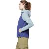 imageMountain Hardwear Womens Summit Grid Half Zip Hoody for Backpacking Hiking and Camping  Lightweight and InsulatedLapis Dusk  Ice Shadow