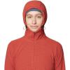 imageMountain Hardwear Womens Summit Grid Half Zip Hoody for Backpacking Hiking and Camping  Lightweight and InsulatedMars Red