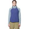 imageMountain Hardwear Womens Summit Grid Half Zip Hoody for Backpacking Hiking and Camping  Lightweight and InsulatedLapis Dusk  Ice Shadow
