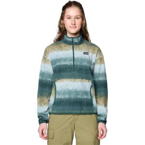 imageMountain Hardwear Womens Microchill Half ZipBlue Sage Gradient Stripe
