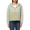 imageMountain Hardwear Womens StretchDown Light Full Zip HoodyWhite Sage Vapors Print  Mantis Green