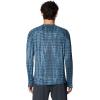 image:imageMountain Hardwear Mens Crater Lake Long Sleeve Crew Shirt for Hiking Camping Outdoor Adventures and Casual WearAdriatic Blue Prismatic Print
