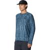 image:imageMountain Hardwear Mens Crater Lake Long Sleeve Crew Shirt for Hiking Camping Outdoor Adventures and Casual WearAdriatic Blue Prismatic Print