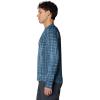 image:imageMountain Hardwear Mens Crater Lake Long Sleeve Crew Shirt for Hiking Camping Outdoor Adventures and Casual WearAdriatic Blue Prismatic Print