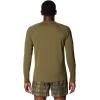 image:imageMountain Hardwear Mens Crater Lake Long Sleeve Crew Shirt for Hiking Camping Outdoor Adventures and Casual WearCombat Green