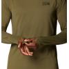 image:imageMountain Hardwear Mens Crater Lake Long Sleeve Crew Shirt for Hiking Camping Outdoor Adventures and Casual WearCombat Green