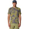 image:imageMountain Hardwear Mens Crater Lake Short SleeveAdriatic Blue Spore Dye Print