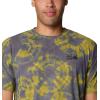 image:imageMountain Hardwear Mens Crater Lake Short SleeveAdriatic Blue Spore Dye Print