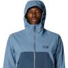 image:imageMountain Hardwear Mens Cloud Cipher Hooded JacketMoon Blue  Adriatic Blue