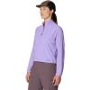 image:imageMountain Hardwear Womens Sunshield Half ZipHarbor Violet