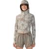 image:imageMountain Hardwear womens Crater Lake Crop ZipShirtDunes Spore Dye Print