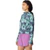 image:imageMountain Hardwear womens Crater Lake Crop ZipShirtLapis Dusk Spore Dye Print
