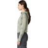 image:imageMountain Hardwear womens Crater Lake Crop ZipShirtWhite Sage Clouds Print