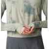 image:imageMountain Hardwear womens Crater Lake Crop ZipShirtWhite Sage Clouds Print