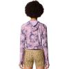image:imageMountain Hardwear womens Crater Lake Crop ZipShirtWisteria Spore Dye Print