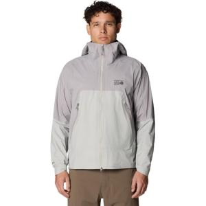 image:imageMountain Hardwear Mens Cloud Cipher Hooded JacketHalf Moon Grey  Approaching Storm