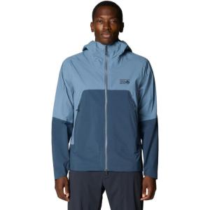 image:imageMountain Hardwear Mens Cloud Cipher Hooded JacketMoon Blue  Adriatic Blue