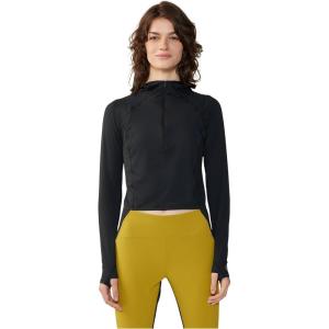 image:imageMountain Hardwear womens Crater Lake Crop ZipShirtBlack
