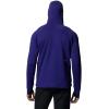 image:imageMountain Hardwear mens Polartec Power Grid Full Zip HoodyKlein Blue Heather