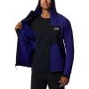 image:imageMountain Hardwear mens Polartec Power Grid Full Zip HoodyKlein Blue Heather