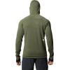 image:imageMountain Hardwear mens Polartec Power Grid Full Zip HoodySurplus Green Heather