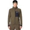 image:imageMountain Hardwear mens Polartec Power Grid Full Zip HoodyRidgeline Heather
