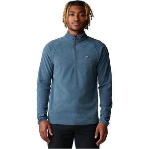 image:imageMountain Hardwear mens Microchill 14 Zip PulloverMontauk Blue Heather