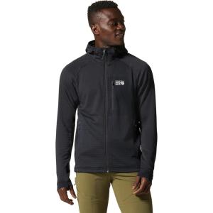 image:imageMountain Hardwear mens Polartec Power Grid Full Zip HoodyBlack