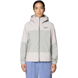 image:imageMountain Hardwear Womens Cloud Cipher Hooded JacketCity Fog  Half Moon Grey