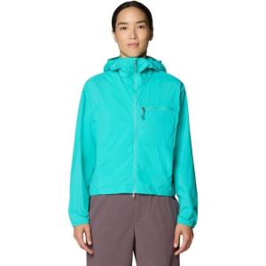 image:imageMountain Hardwear Womens Wind Veil Hooded JacketAqua Marina