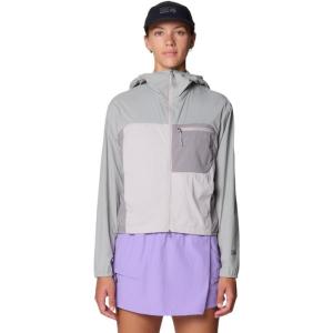 image:imageMountain Hardwear Womens Wind Veil Hooded JacketHalf Moon Grey  City Fog  Approaching St