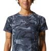 image:imageMountain Hardwear Womens Crater Lake Short SleeveBlue Slate Crag Camo Print