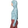 image:imageMountain Hardwear womens Crater Lake Half Zip Crop HoodyBlue Sage Inked Dye Print