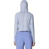 image:imageMountain Hardwear womens Crater Lake Half Zip Crop HoodyGlacial Prismatic Print