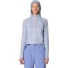 image:imageMountain Hardwear womens Crater Lake Half Zip Crop HoodyGlacial Prismatic Print
