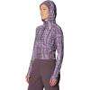 image:imageMountain Hardwear womens Crater Lake Half Zip Crop HoodyPurple Sage Prismatic Print