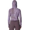 image:imageMountain Hardwear womens Crater Lake Half Zip Crop HoodyPurple Sage Prismatic Print
