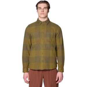 image:imageMountain Hardwear Mens Plusher Long Sleeve FlannelCombat Green Tatanka Check