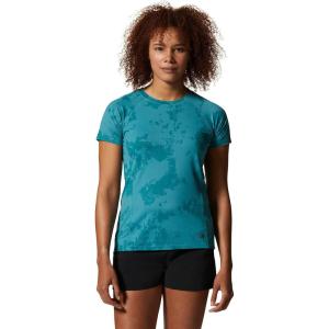 image:imageMountain Hardwear Womens Crater Lake Short SleevePalisades Scatter Dye Print
