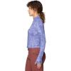 image:imageMountain Hardwear womens Crater Lake Long Sleeve CropAvid Inked Dye Print