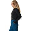 image:imageMountain Hardwear womens Crater Lake Long Sleeve CropBlack