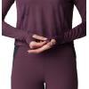 image:imageMountain Hardwear womens Crater Lake Long Sleeve CropBlackberry Clouds Print