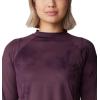 image:imageMountain Hardwear womens Crater Lake Long Sleeve CropBlackberry Clouds Print