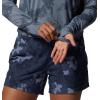 image:imageMountain Hardwear womens Crater Lake Long Sleeve CropBlue Slate Scattered Dye Print