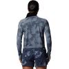 image:imageMountain Hardwear womens Crater Lake Long Sleeve CropBlue Slate Scattered Dye Print
