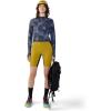 image:imageMountain Hardwear womens Crater Lake Long Sleeve CropBlue Slate Spore Dye Print