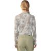 image:imageMountain Hardwear womens Crater Lake Long Sleeve CropDunes Spore Dye Print