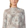 image:imageMountain Hardwear womens Crater Lake Long Sleeve CropDunes Spore Dye Print