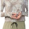 image:imageMountain Hardwear womens Crater Lake Long Sleeve CropDunes Spore Dye Print